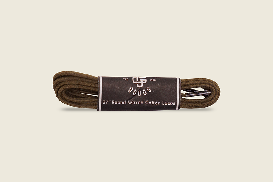 27" Round Cord Waxed Shoe Laces