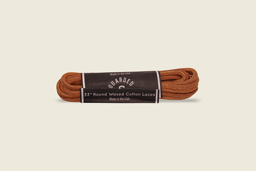 33" Round Cord Waxed Shoe Laces