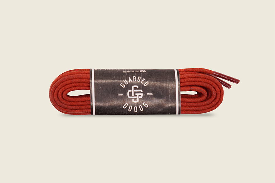 54" Thin Round Cord Waxed Boot Laces