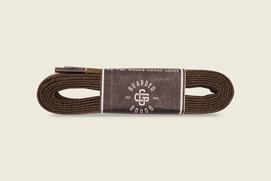 54" Wide Flat Waxed Boot Laces