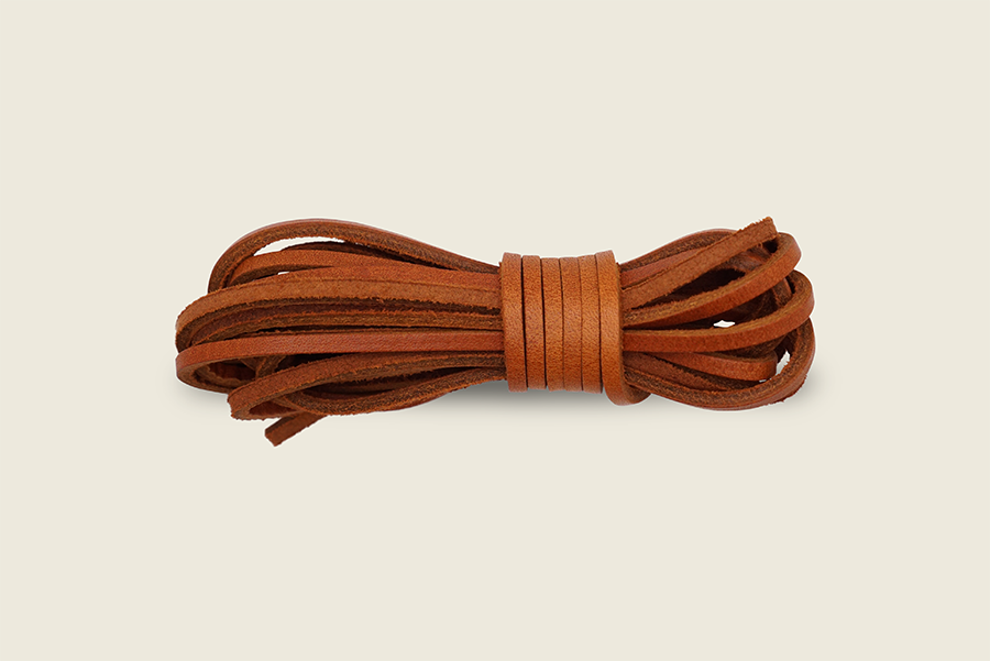 72" American Tanned Steerhide Leather Boot Laces