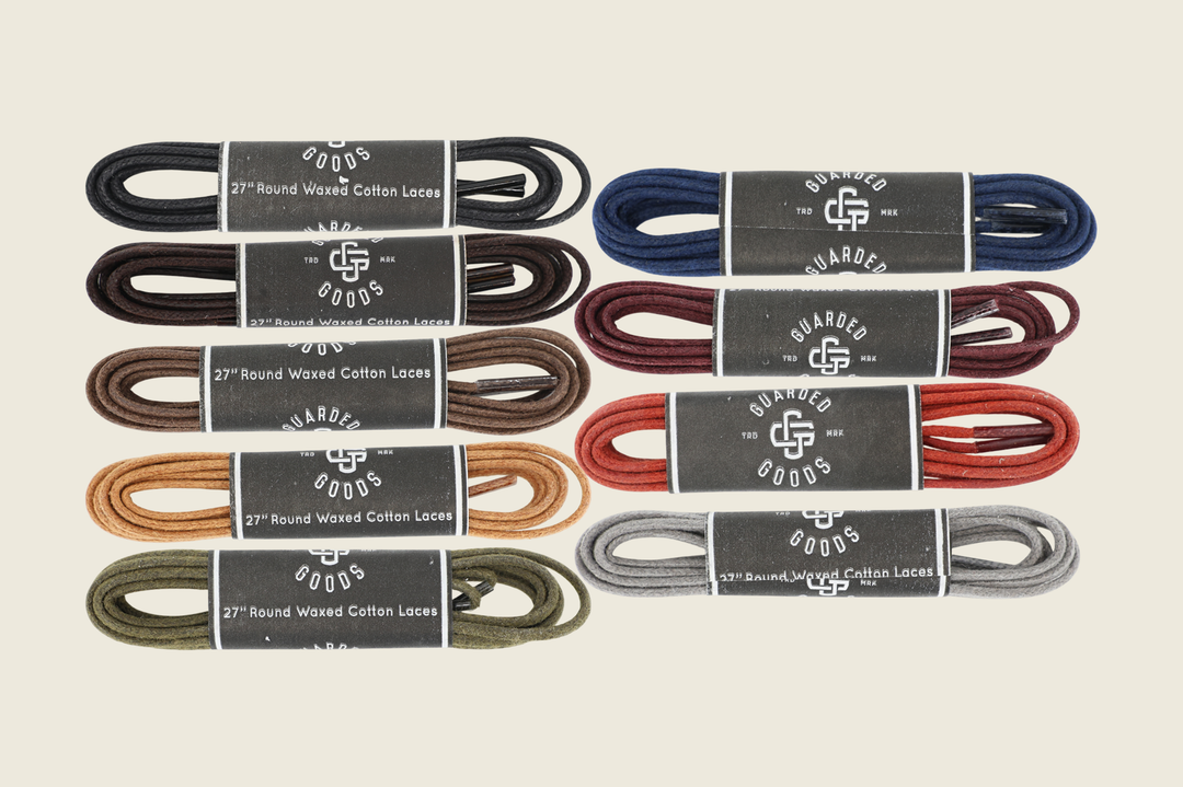 27" Round Cord Waxed Shoe Laces Shoe Laces