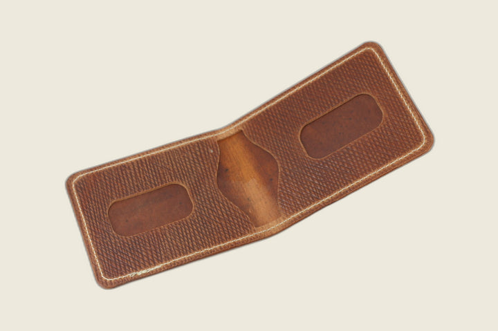 Stronghold - Light Brown Russian Grain Shell Cordovan (Toscana Italia) Bifold