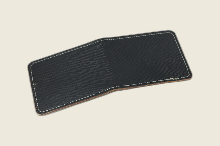 Stronghold - Black Russian Grain Shell Cordovan (Toscana Italia) Bifold