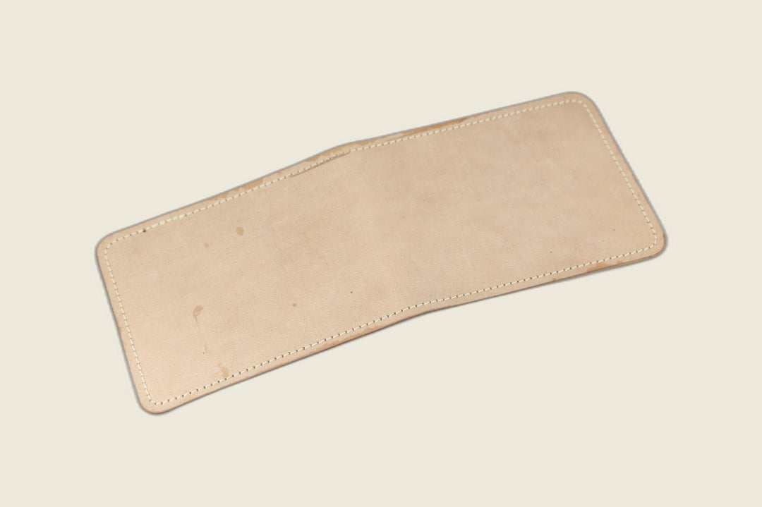 Stronghold - Unglazed Natural Shell Cordovan (Cloe) Bifold