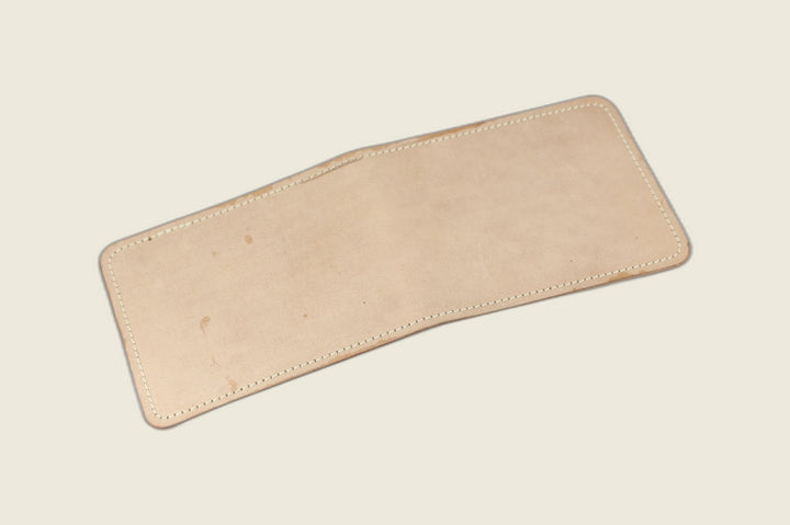 Stronghold - Unglazed Natural Shell Cordovan (Cloe) Bifold