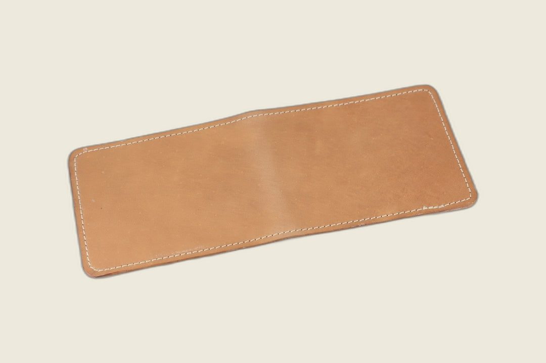 Stronghold - Natural Glazed Shell Cordovan (Comipel) Bifold