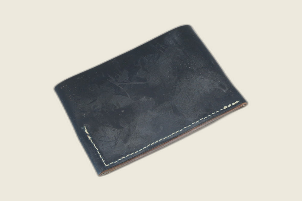 Sentinel - Navy Shell Cordovan (Rocado) Front Pocket