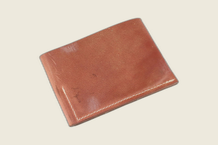 Sentinel - Marbled Light Brown Shell Cordovan (Rocado) Front Pocket