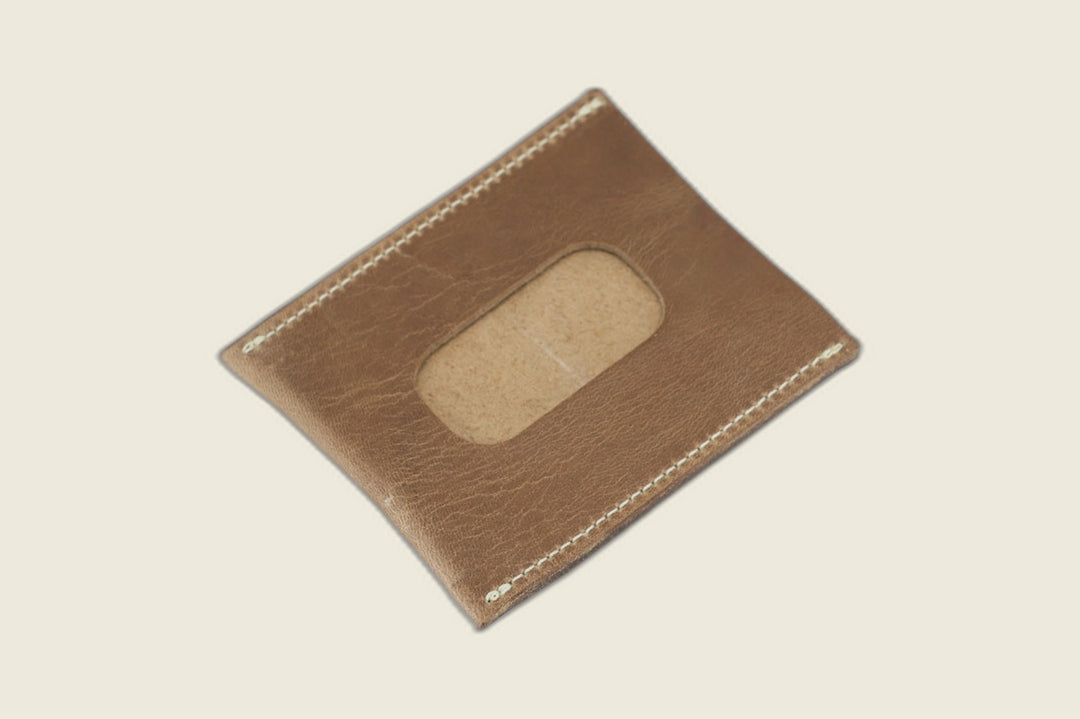 Safeguard ID Window - Natural Chromexcel Horsehide (Horween) Front Pocket