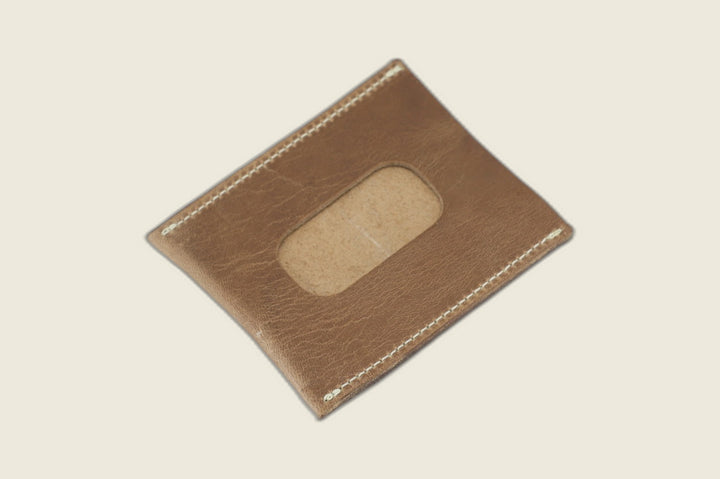 Safeguard ID Window - Natural Chromexcel Horsehide (Horween) Front Pocket