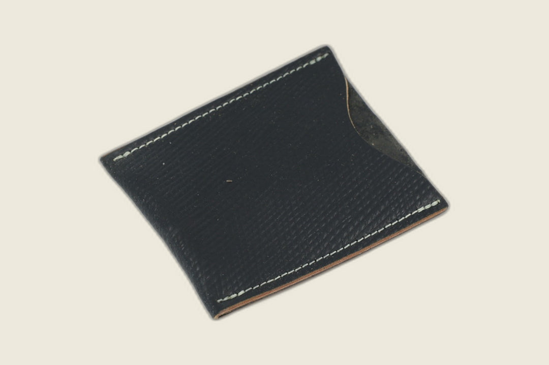 Safeguard ID Window - Black Russian Grain Shell Cordovan (Toscana Italia) Front Pocket