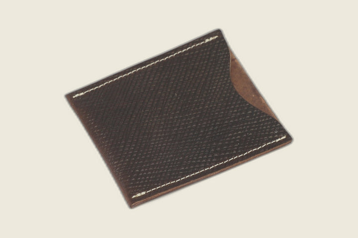 Safeguard ID Window - Dark Brown Russian Grain Shell Cordovan (Toscana Italia) Front Pocket
