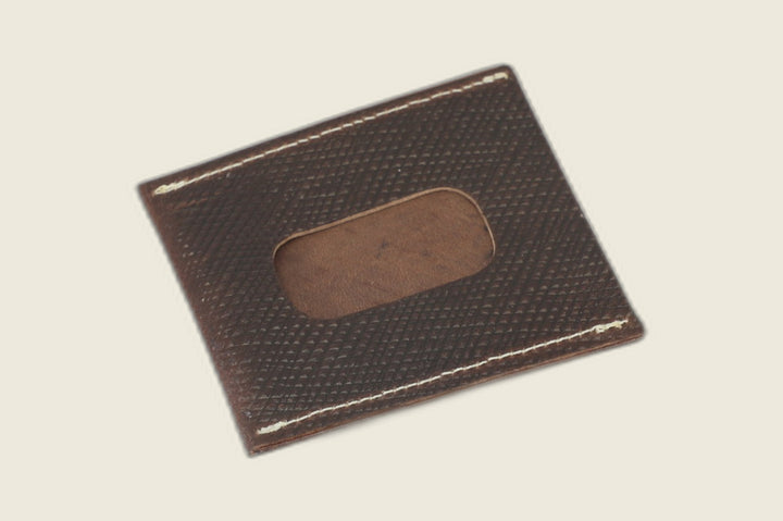 Safeguard ID Window - Dark Brown Russian Grain Shell Cordovan (Toscana Italia) Front Pocket
