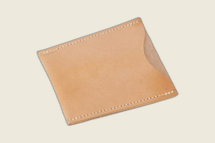 Safeguard ID Window - Natural Veg Tan Steerhide (Hermann Oak) Front Pocket