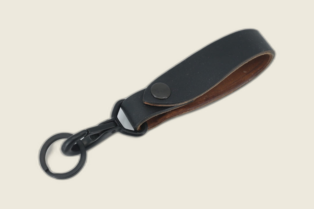 Lanyard - Horween Black Workshoe Butt Accessory
