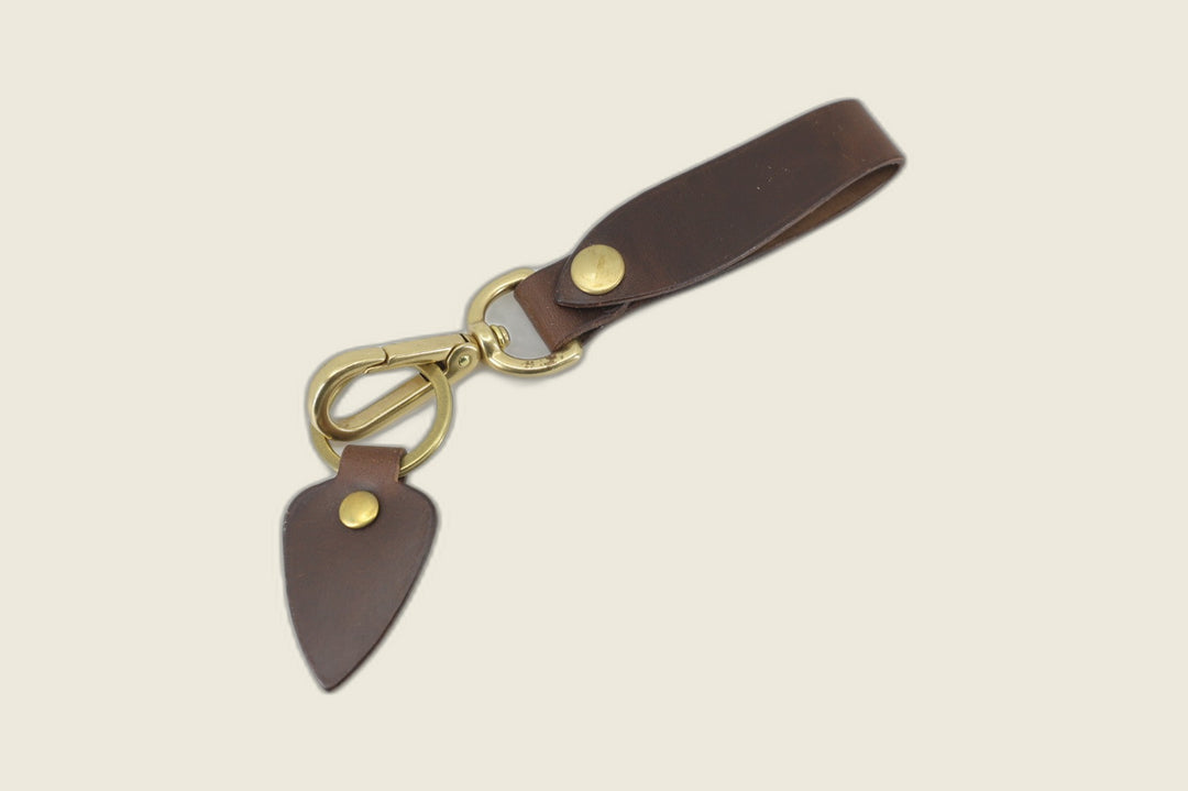 Lanyard - Horween Natural Workshoe Butt with Key Fob Accessory