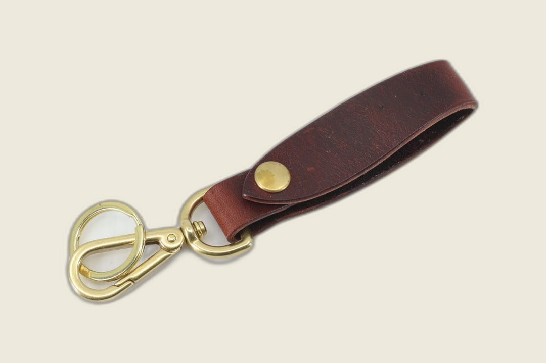 Lanyard - Gallun Burgundy Four Spot Deerhide Accessory