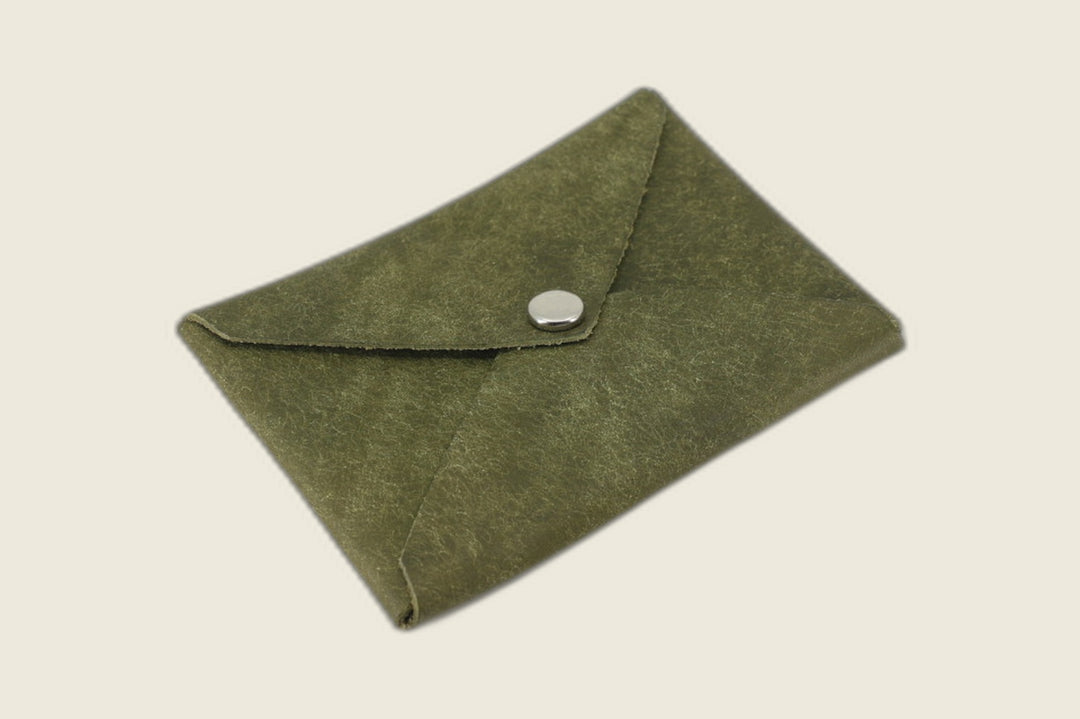 Aegis - Olive Marbled Pueblo Steerhide (Badalassi Carlo) Front Pocket