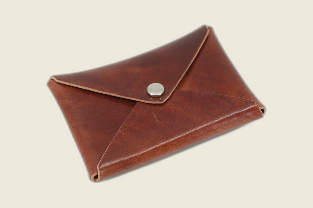 Aegis - Marbled Red Shell Cordovan (Rocado) Front Pocket