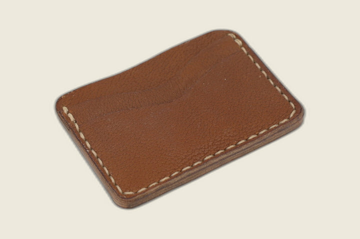 Buckler (4 Slots) - Cognac Calfskin Front Pocket