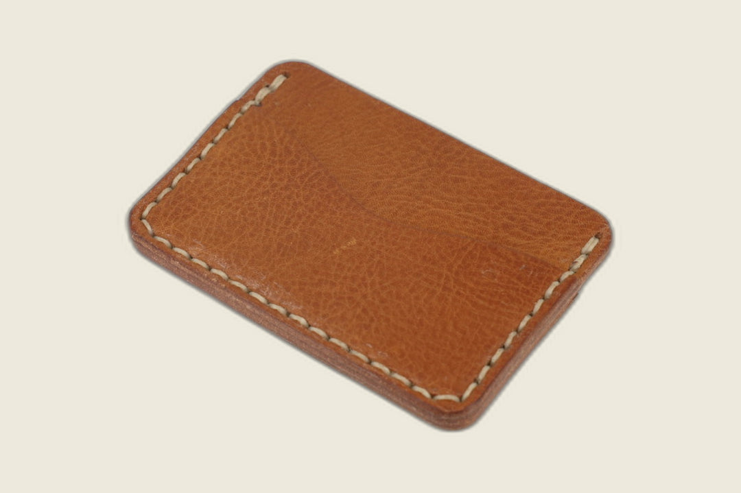 Buckler (4 Slots) - Tan Calfskin (Haas) Front Pocket