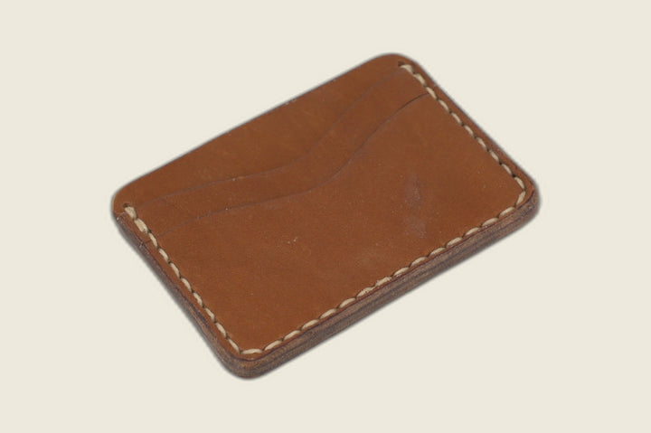 Buckler (4 Slots) - Caramel Calfskin (Haas) Front Pocket