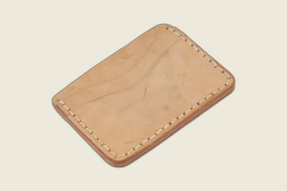 Buckler (4 Slots) - Natural Horsebutt (Maryam) Front Pocket