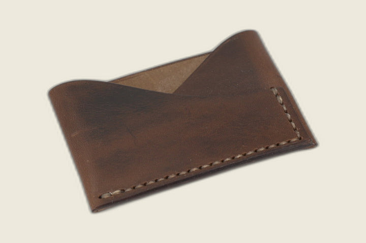 Sentinel - Natural Horsebutt (Horween) Front Pocket