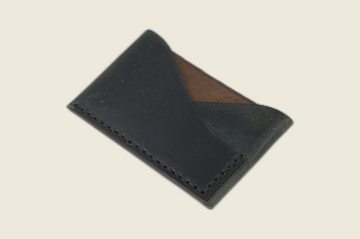 Sentinel - Navy Horsebutt (Horween) Front Pocket