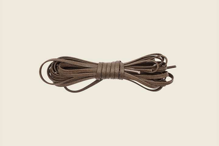 60" Extra Skinny Italian Flat Waxed Laces Military Olive Shoe Laces