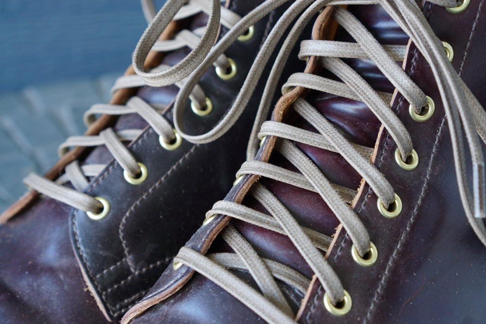 60" Standard Italian Flat Waxed Laces Shoe Laces