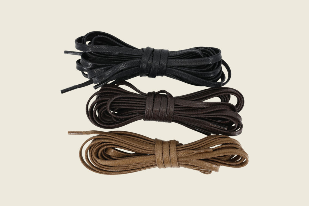 68" Italian Flat Waxed Laces Shoe Laces