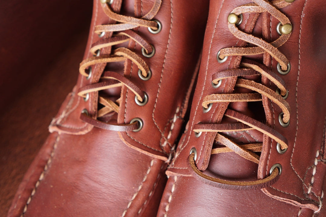 70" Horween Brown Black Hawk Latigo Shoe Laces