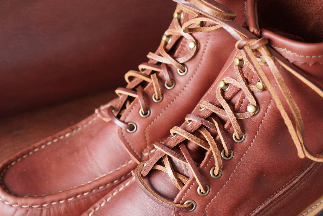 70" Horween Brown Black Hawk Latigo Shoe Laces