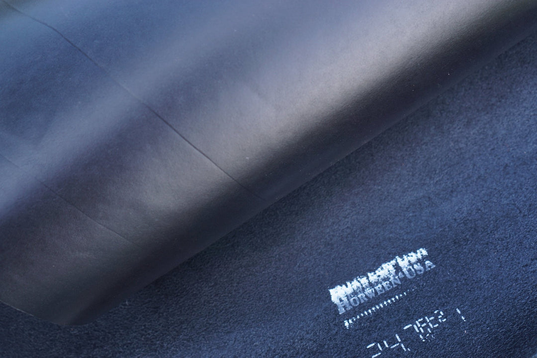 72" Horween Black Illini Latigo Shoe Laces