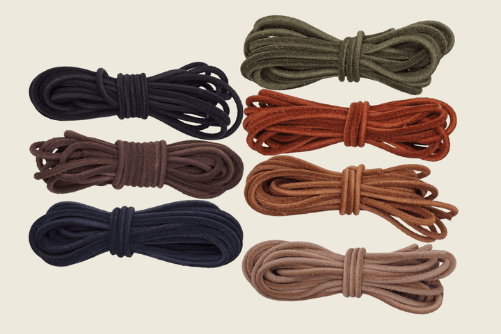 72" Italian Round Cord Leather Laces Shoe Laces