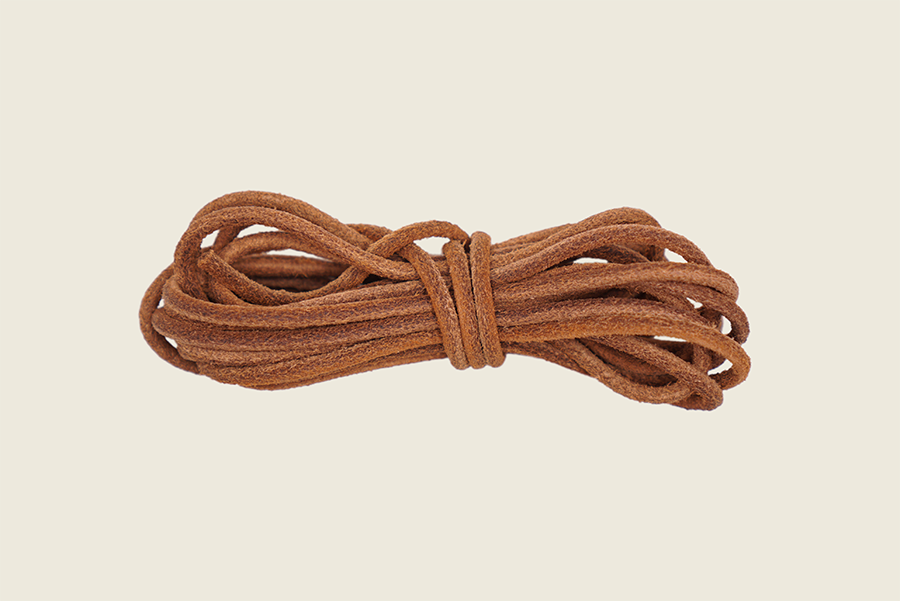 72 Round Cord Leather Laces Umber