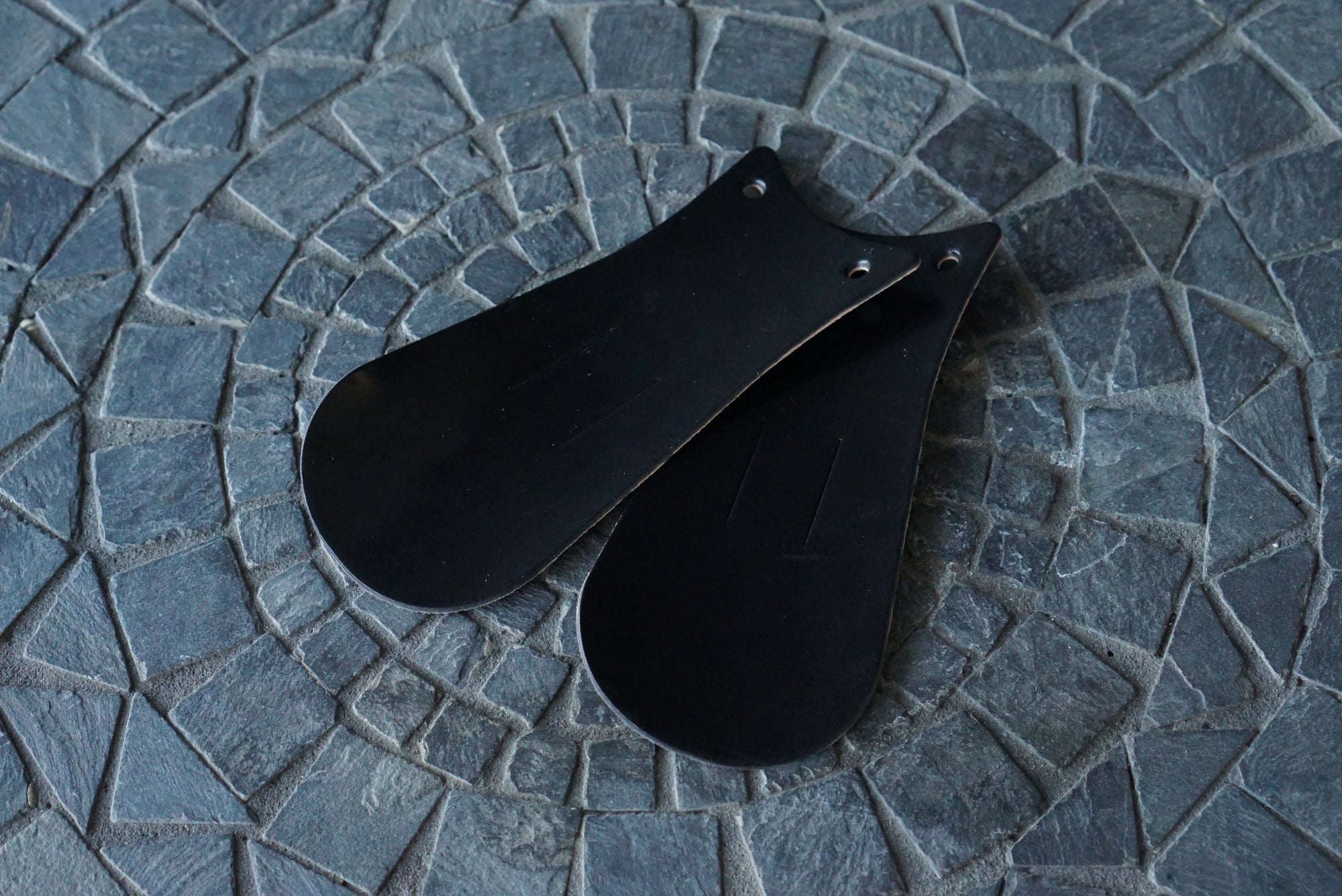 Boot Kiltie (False Tongue) - Guidi Glazed Black Horsebutt