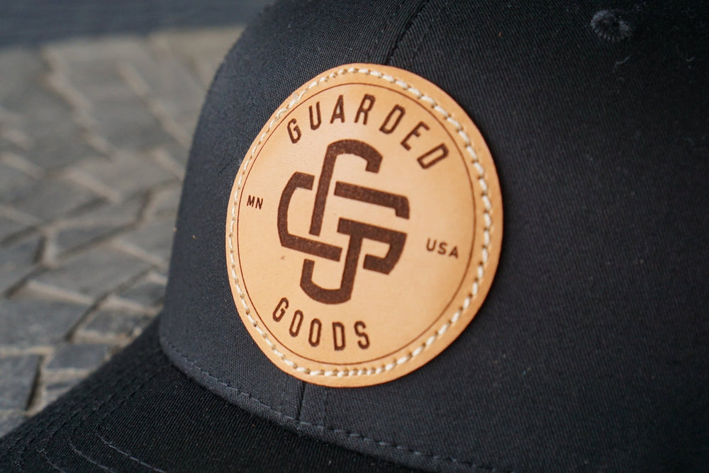 Black Poly/Cotton Trucker Hat RTS - Hats