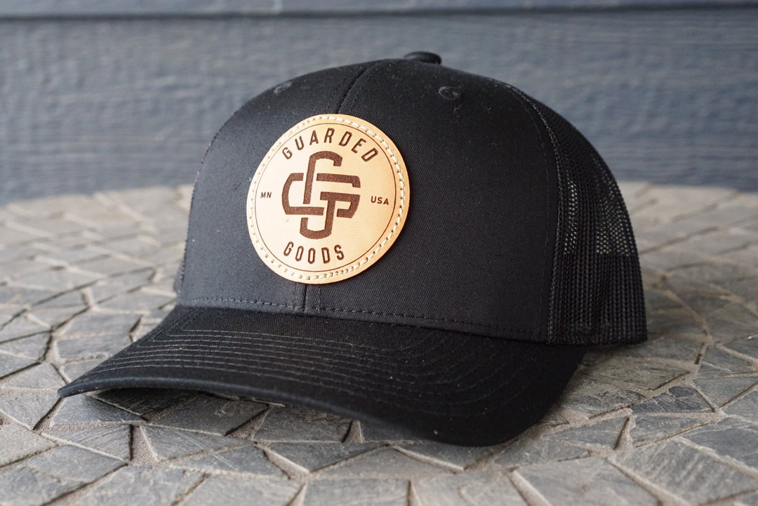 Black Poly/Cotton Trucker Hat RTS - Hats