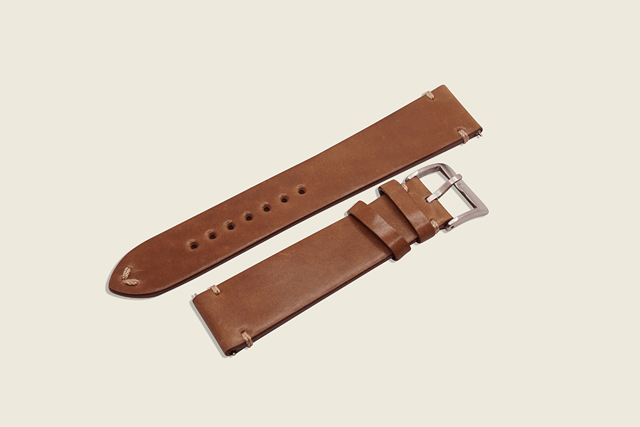 Bourbon Shell Cordovan Minimal Strap Watch Straps