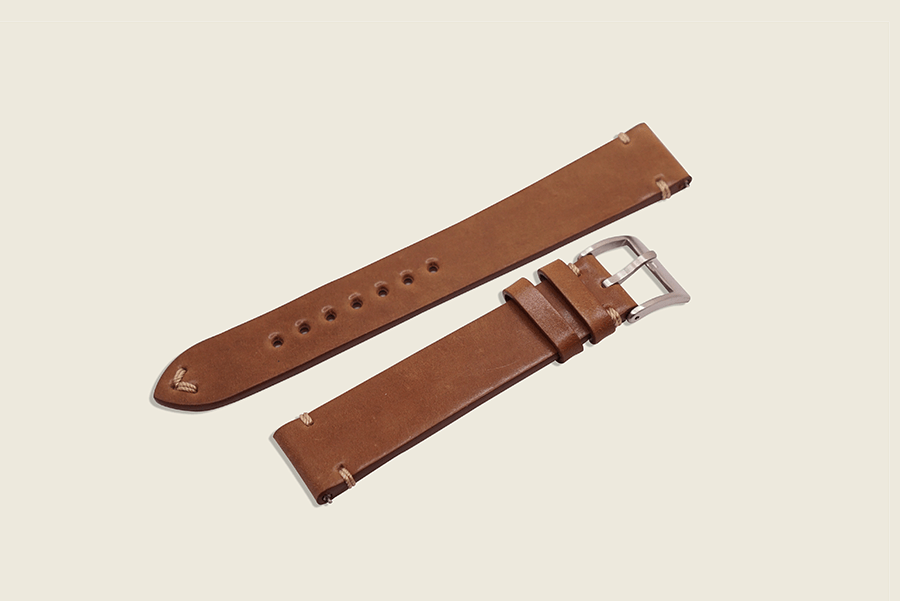 Bourbon Shell Cordovan Minimal Strap Watch Straps