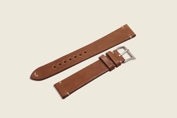 Bourbon Shell Cordovan Minimal Strap Watch Straps