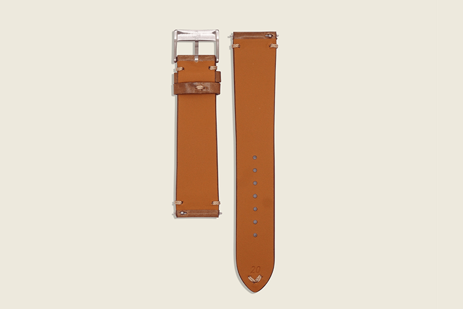 Bourbon Shell Cordovan Minimal Strap Watch Straps