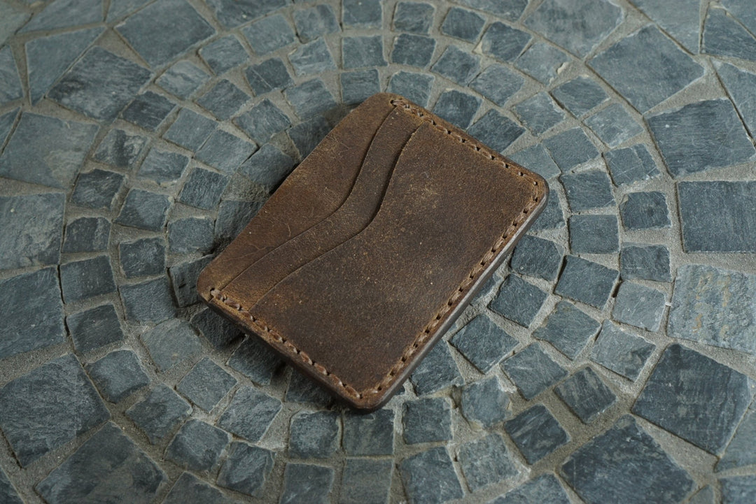 Buckler (4 Slots) - Maryam Cuoio Waxed Sego Horsebutt Front Pocket