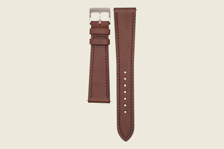 Buttero Stitched Strap Brown Watch Straps