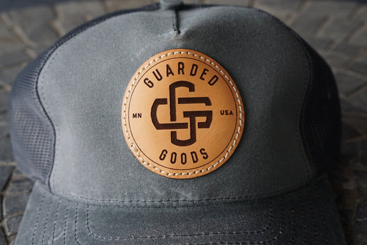 Charcoal Waxed Canvas Trucker Hat RTS - Hats