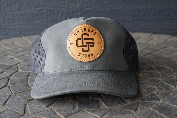 Charcoal Waxed Canvas Trucker Hat RTS - Hats
