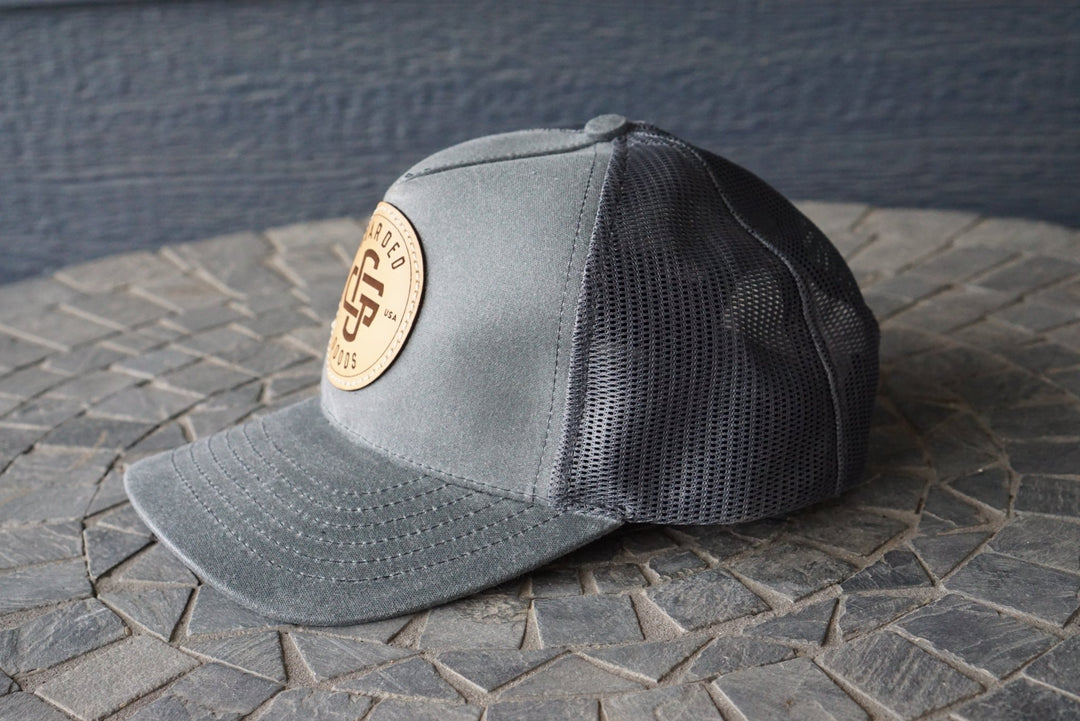 Charcoal Waxed Canvas Trucker Hat RTS - Hats